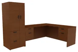 Wardrobe Desk - Amber