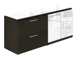 Combo Lateral File Storage Cabinet Credenza - Potenza