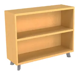 2 shelf bookcase - 29" Tall - Gravity