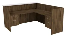 L Shaped Reception Desk - Maverick