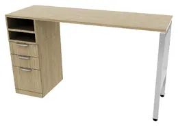 Standing Height Desk with Drawers - Elements