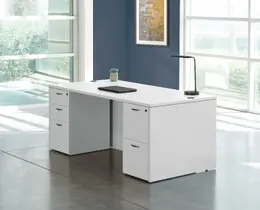 Rectangular Desk with Drawers - Napa