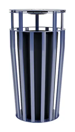 Outdoor Trash Can with Ashtray - Cortina