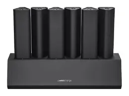 Six Portable AC Batteries with Charging Dock - Omni40+