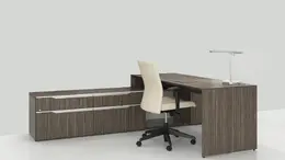 L Shaped Desk with Storage - Nex