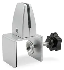 3" Cubicle Top Clamp Mount Bracket for Plexiglass & Acrylic Panels