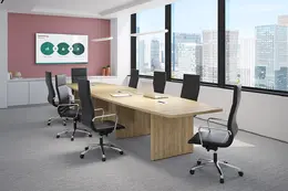  Boat Shape Conference Table - PL Laminate