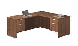 L Shaped Home Office Desk - PL Laminate