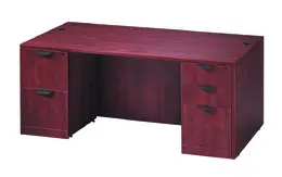 Double Pedestal Desk - PL Laminate