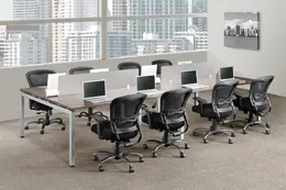 8 Person Workstation Desk - Elements