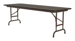 Folding Height Adjustable Table - Commercial Laminate