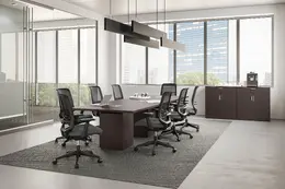 Cube Base Conference Table - PL Laminate