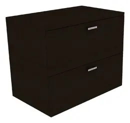 2 Drawer Lateral File Cabinet - Amber