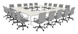 Square Conference Table - Attivo