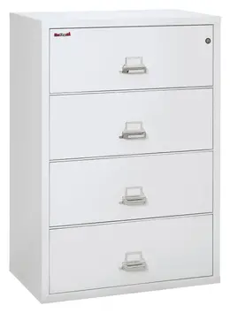 4 Drawer Lateral Fireproof File Cabinet - 38" Wide - Classic