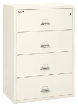 4 Drawer Lateral Fireproof File Cabinet - 38" Wide - Classic