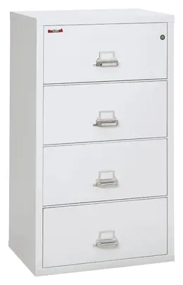 4 Drawer Lateral Fireproof File Cabinet - 32" Wide - Classic