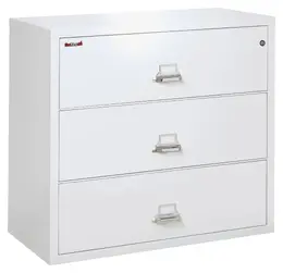 3 Drawer Lateral Fireproof File Cabinet - 45" Wide - Classic