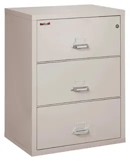 3 Drawer Lateral Fireproof File Cabinet - 32" Wide - Classic