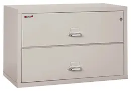 2 Drawer Lateral Fireproof File Cabinet - 45" Wide - Classic