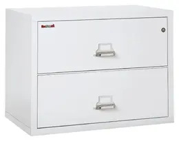 2 Drawer Lateral Fireproof File Cabinet - 38" Wide - Classic