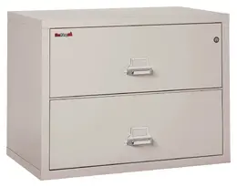 2 Drawer Lateral Fireproof File Cabinet - 38" Wide - Classic