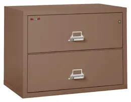 2 Drawer Lateral Fireproof File Cabinet - 38" Wide - Classic