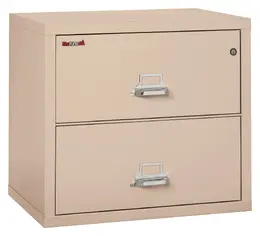 2 Drawer Lateral Fireproof File Cabinet - 32" Wide - Classic