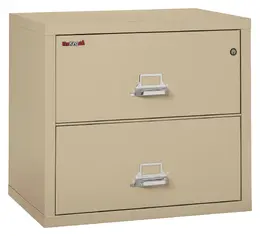 2 Drawer Lateral Fireproof File Cabinet - 32" Wide - Classic