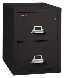 2 Drawer Vertical Fireproof File Cabinet - 18" Wide - Classic