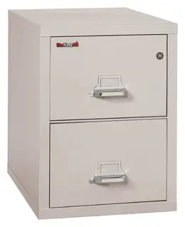 2 Drawer Vertical Fireproof File Cabinet - 18" Wide - Classic