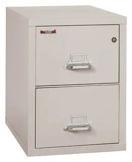 2 Drawer Vertical Fireproof File Cabinet - 21" Wide - Classic