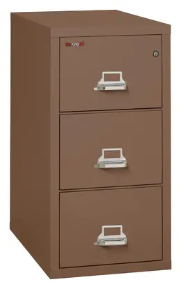 3 Drawer Vertical Fireproof File Cabinet - 18" Wide - Classic