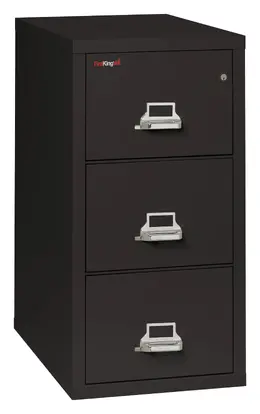 3 Drawer Vertical Fireproof File Cabinet - 32" Wide - Classic