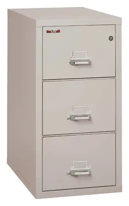 3 Drawer Vertical Fireproof File Cabinet - 32" Wide - Classic