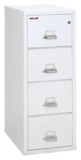 4 Drawer Vertical Fireproof File Cabinet - 18" Wide - Classic