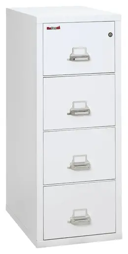 4 Drawer Vertical Fireproof File Cabinet - 21" Wide - Classic