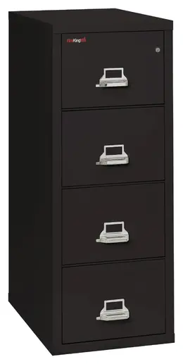 4 Drawer Vertical Fireproof File Cabinet - 21" Wide - Classic