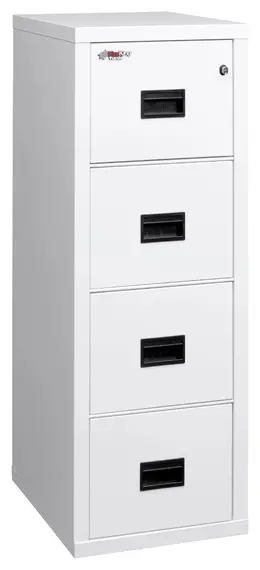 4 Drawer Vertical Fireproof File Cabinet - 18" Wide - Turtle