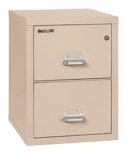 2 Drawer Fireproof File Cabinet - Letter Size - FireKing 25