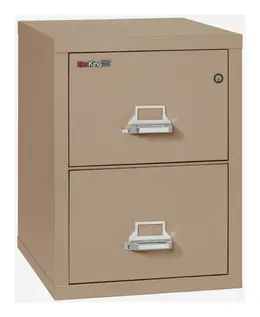 2 Drawer Fireproof File Cabinet - Letter Size - FireKing 25