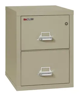 2 Drawer Fireproof File Cabinet - Legal Size - FireKing 25