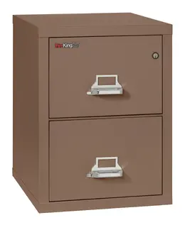 2 Drawer Fireproof File Cabinet - Legal Size - FireKing 25