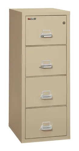 4 Drawer Fireproof File Cabinet - Letter Size - FireKing 25