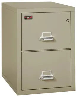 2 Drawer Fireproof File Cabinet - Legal Size