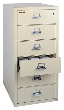 Fireproof Card, Check & Note File Cabinet - 1 Hour Fire Rated