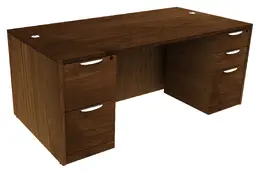 Rectangular Desk with Drawers - HL