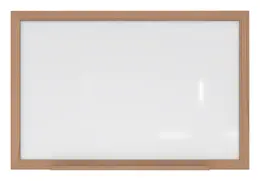 Magnetic Whiteboard with Wood Frame - M1