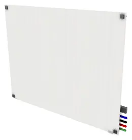 Magnetic Glass Dry Erase Whiteboard - 48" x 36" - Harmony