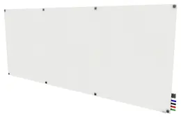 Magnetic Glass Dry Erase Whiteboard - 120" x 48" - Harmony